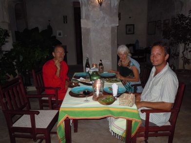 Paul and Christina (owners of Subira House) with hubby Michael